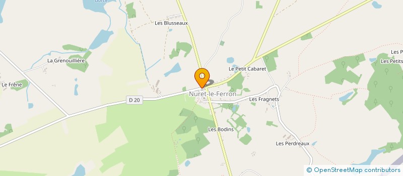 localisation de l'entreprise MONSIEUR PHILIPPE GOYON à NURET-LE-FERRON
