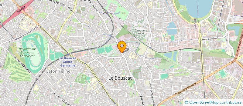 localisation de l'entreprise MONSIEUR PHILIPPE GOZE à LE BOUSCAT