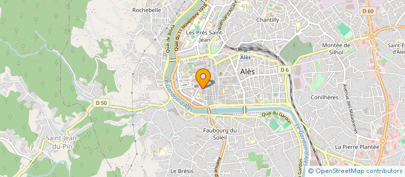 localisation de l'entreprise MONSIEUR PHILIPPE GRACIA  ALES