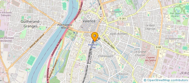 localisation de l'entreprise MONSIEUR PHILIPPE GRACIA à VALENCE