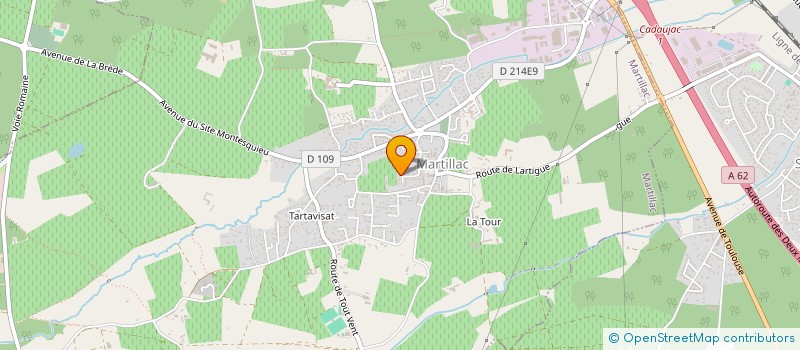 localisation de l'entreprise MONSIEUR PHILIPPE GRACIA à MARTILLAC