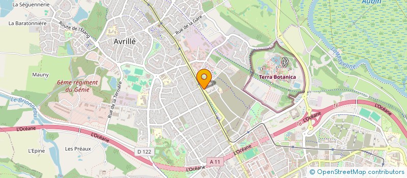 localisation de l'entreprise MONSIEUR PHILIPPE GRAFTIAUX  AVRILLE