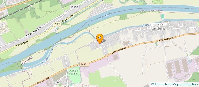 localisation de l'entreprise MONSIEUR PHILIPPE GRAINDOR  CRIQUEBEUF-SUR-SEINE