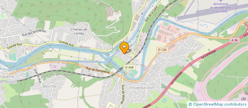 localisation de l'entreprise MONSIEUR PHILIPPE GRAIZELY  VOUJEAUCOURT