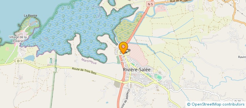 localisation de l'entreprise MONSIEUR PHILIPPE GRAND  RIVIERE-SALEE