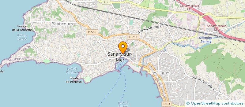 localisation de l'entreprise MONSIEUR PHILIPPE GRANDADAM à SANARY-SUR-MER