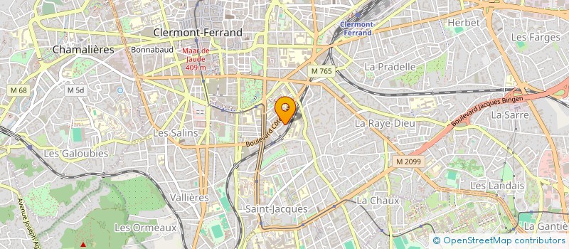 localisation de l'entreprise MONSIEUR PHILIPPE GRANDJEAN à CLERMONT-FERRAND