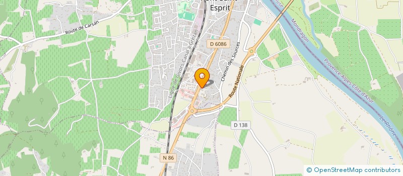 localisation de l'entreprise MONSIEUR PHILIPPE GRANDMOUGIN à PONT-SAINT-ESPRIT