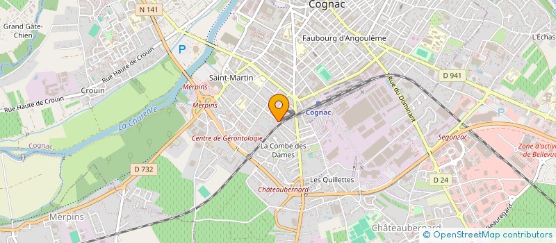 localisation de l'entreprise MONSIEUR PHILIPPE GRANET à COGNAC