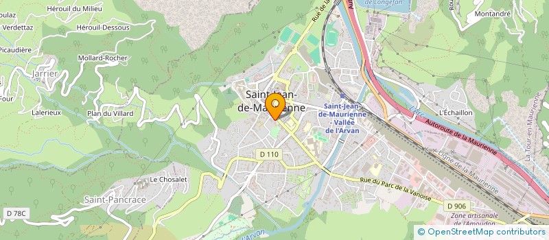 localisation de l'entreprise MONSIEUR PHILIPPE GRANGE  SAINT-JEAN-DE-MAURIENNE