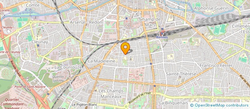 localisation de l'entreprise MONSIEUR PHILIPPE GRANGE  RENNES