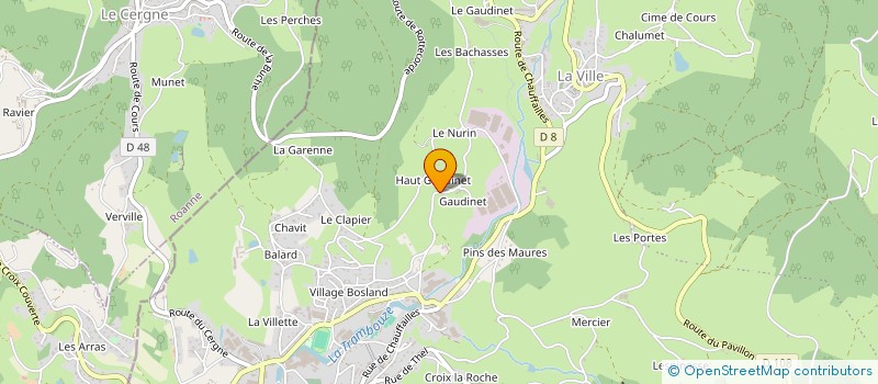 localisation de l'entreprise MONSIEUR PHILIPPE GRANGER  COURS