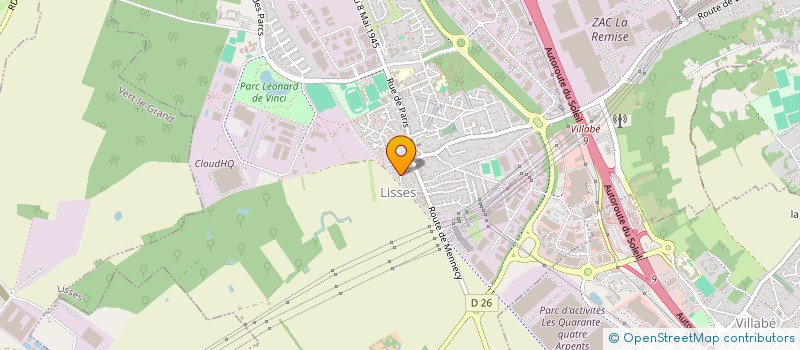 localisation de l'entreprise MONSIEUR PHILIPPE GRANGIER  LISSES