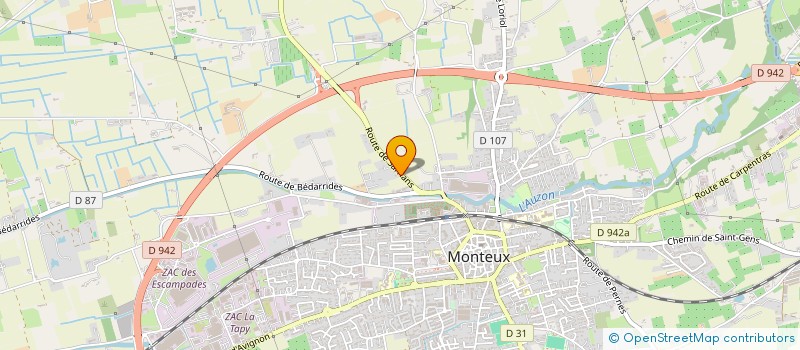 localisation de l'entreprise MONSIEUR PHILIPPE GRANIER à MONTEUX
