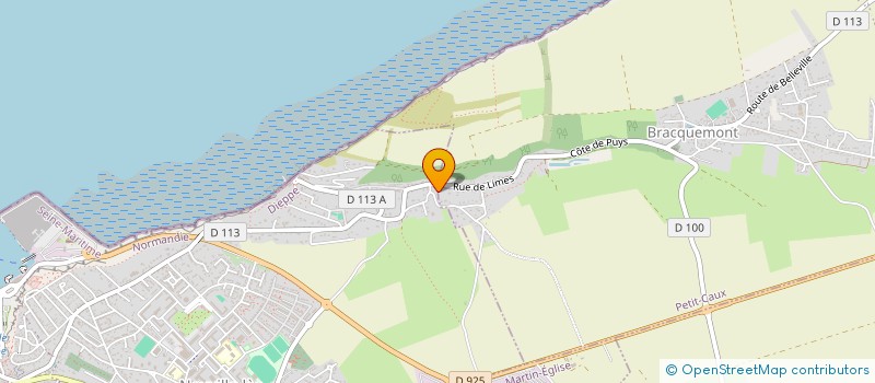 localisation de l'entreprise MONSIEUR PHILIPPE GRANJOT  DIEPPE