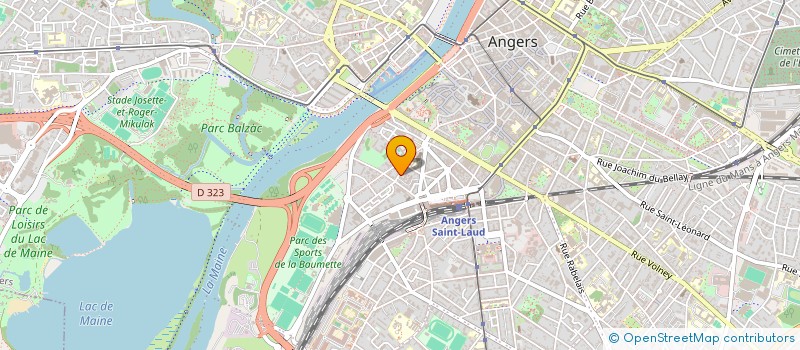 localisation de l'entreprise MONSIEUR PHILIPPE GRANVEAU à ANGERS