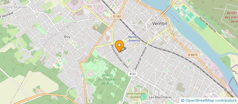 localisation de l'entreprise MONSIEUR PHILIPPE GRAS  VERNON