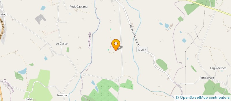 localisation de l'entreprise MONSIEUR PHILIPPE GRAVEZ  CASTILLONNES