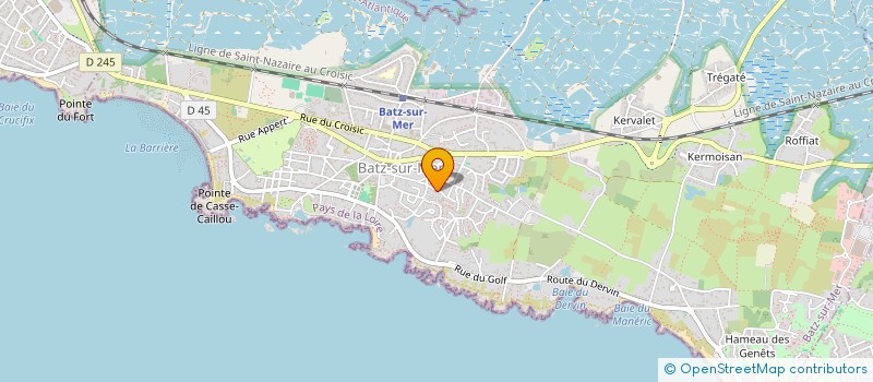 localisation de l'entreprise MONSIEUR PHILIPPE GRAVIER à BATZ-SUR-MER