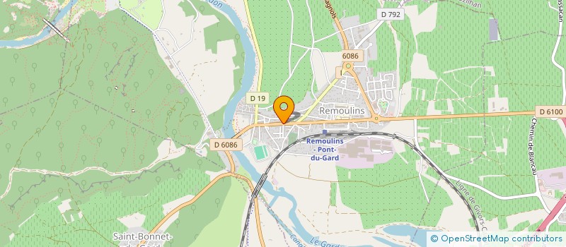 localisation de l'entreprise MONSIEUR PHILIPPE GRAVOUEILLE  REMOULINS