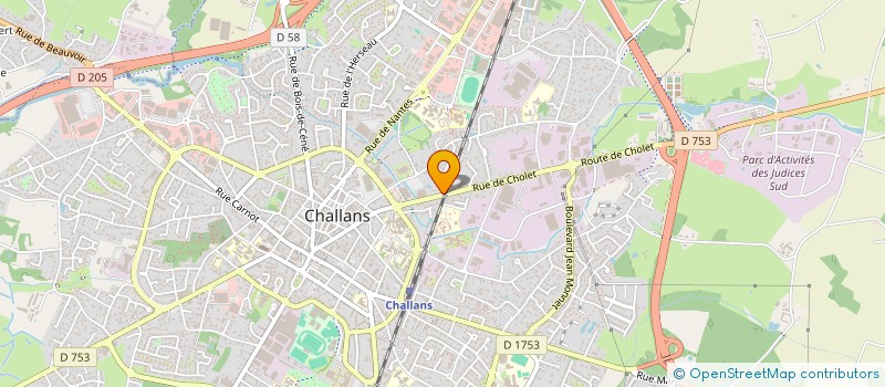 localisation de l'entreprise MONSIEUR PHILIPPE GRAVOUIL à CHALLANS
