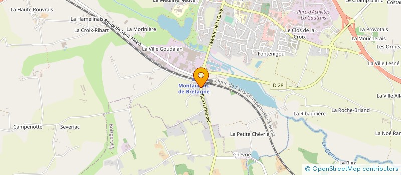 localisation de l'entreprise MONSIEUR PHILIPPE GREGOIRE  MONTAUBAN-DE-BRETAGNE