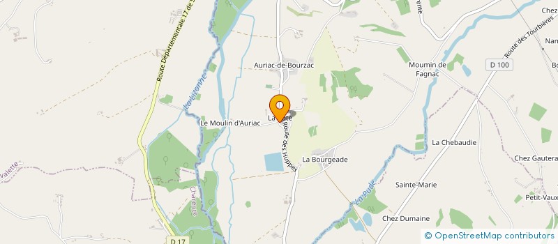 localisation de l'entreprise MONSIEUR PHILIPPE GREGOIRE  NANTEUIL-AURIAC-DE-BOURZAC