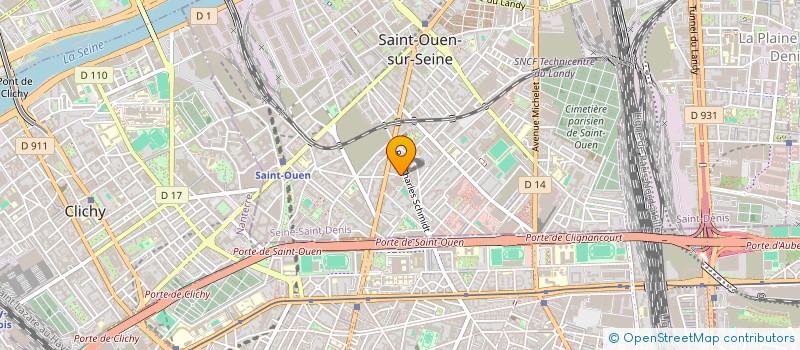 localisation de l'entreprise MONSIEUR PHILIPPE GRELHA à SAINT-OUEN-SUR-SEINE