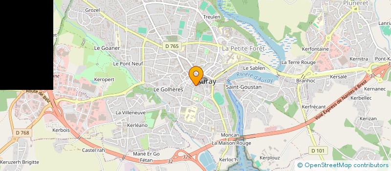 localisation de l'entreprise MONSIEUR PHILIPPE GRELLE à AURAY