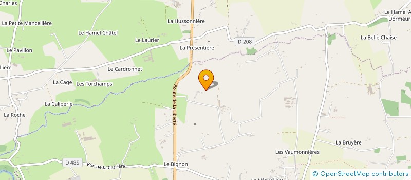 localisation de l'entreprise MONSIEUR PHILIPPE GRENTE  LA COLOMBE