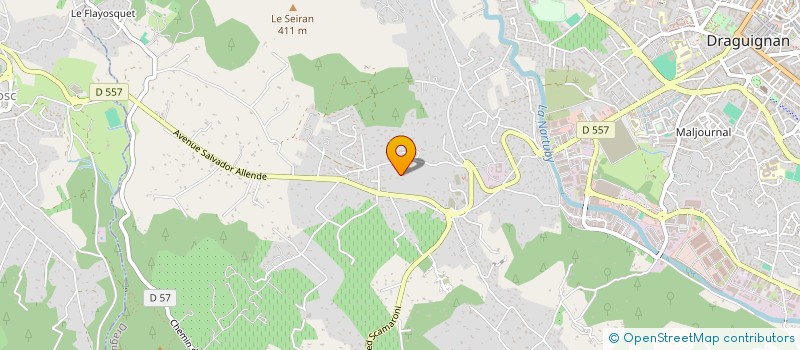 localisation de l'entreprise MONSIEUR PHILIPPE GRESSIER  DRAGUIGNAN