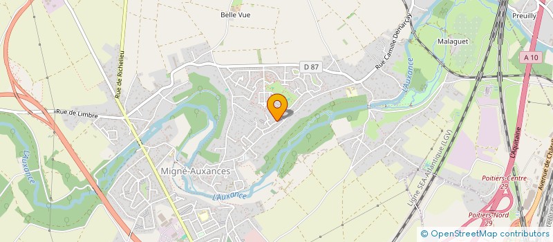 localisation de l'entreprise MONSIEUR PHILIPPE GRIGOLETTO  MIGNE-AUXANCES