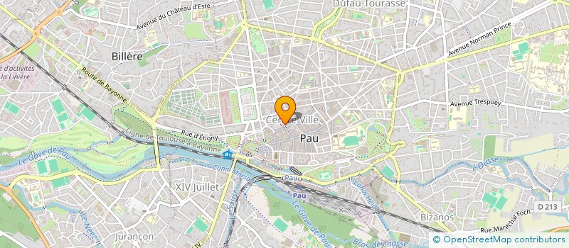 localisation de l'entreprise MONSIEUR PHILIPPE GRIMALDI à PAU