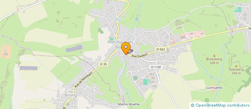 localisation de l'entreprise MONSIEUR PHILIPPE GRIMMER  ROHRBACH-LES-BITCHE