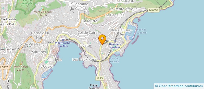 localisation de l'entreprise MONSIEUR PHILIPPE GRINI  BEAULIEU-SUR-MER