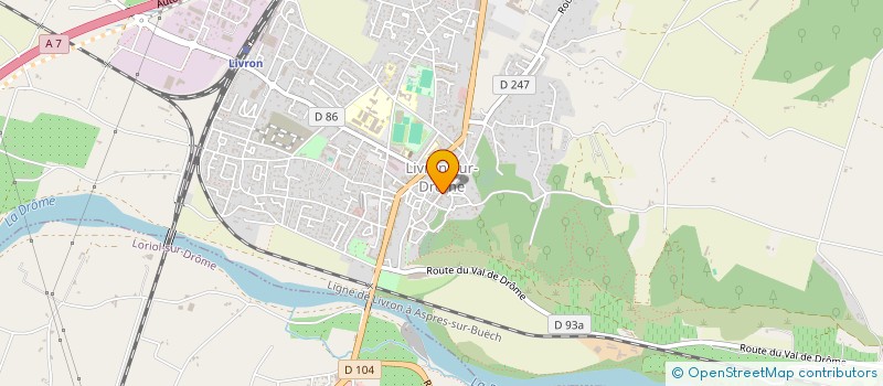 localisation de l'entreprise MONSIEUR PHILIPPE GRINI à LIVRON-SUR-DROME