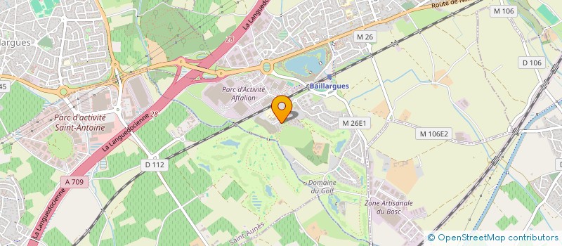 localisation de l'entreprise MONSIEUR PHILIPPE GROGNET à BAILLARGUES