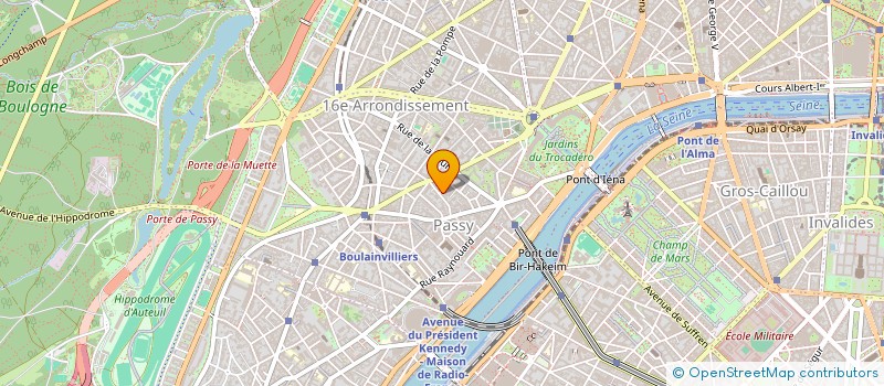 localisation de l'entreprise MONSIEUR PHILIPPE GROS  PARIS