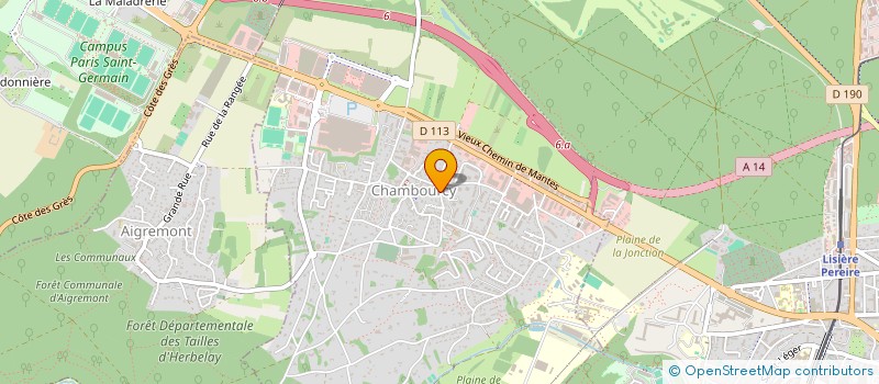 localisation de l'entreprise MONSIEUR PHILIPPE GROS à CHAMBOURCY