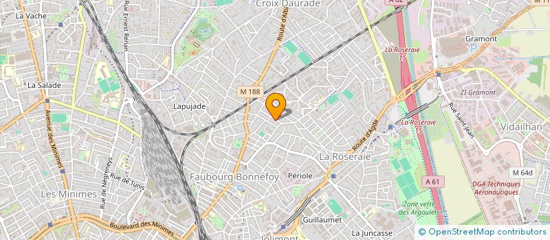 localisation de l'entreprise MONSIEUR PHILIPPE GROSBOIS à TOULOUSE