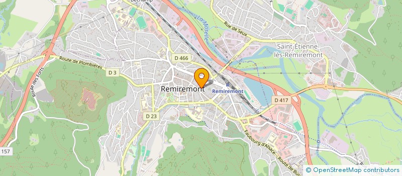 localisation de l'entreprise MONSIEUR PHILIPPE GROSJEAN  REMIREMONT