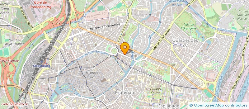 localisation de l'entreprise MONSIEUR PHILIPPE GROSS à STRASBOURG