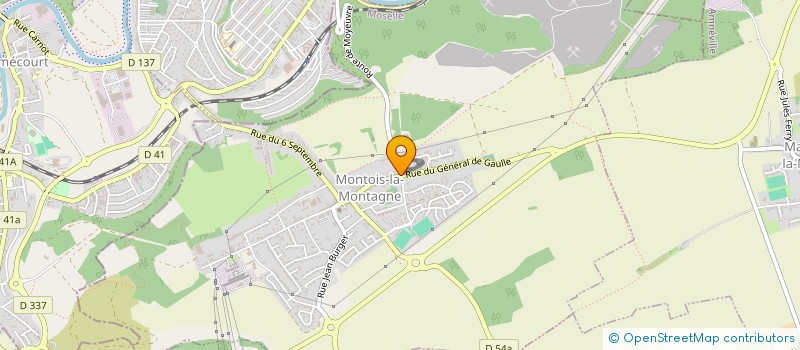 localisation de l'entreprise MONSIEUR PHILIPPE GROUTSCH  MONTOIS-LA-MONTAGNE