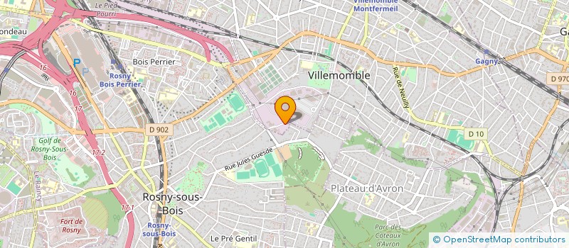 localisation de l'entreprise MONSIEUR PHILIPPE GUBENO à VILLEMOMBLE
