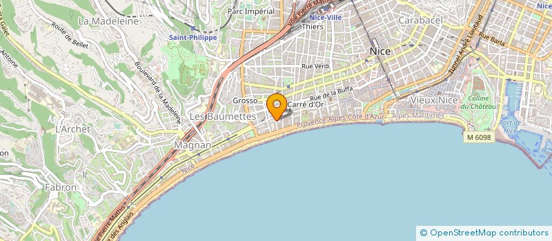 localisation de l'entreprise MONSIEUR PHILIPPE GUEDJ à NICE