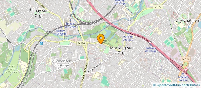 localisation de l'entreprise MONSIEUR PHILIPPE GUEGAN  MORSANG-SUR-ORGE