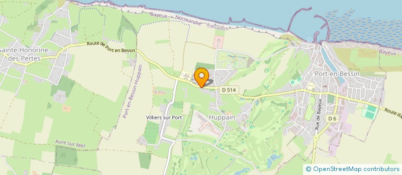 localisation de l'entreprise MONSIEUR PHILIPPE GUEGUEN  PORT-EN-BESSIN-HUPPAIN