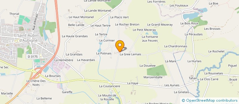 localisation de l'entreprise MONSIEUR PHILIPPE GUELET à SAINT-AUBIN-D'AUBIGNE