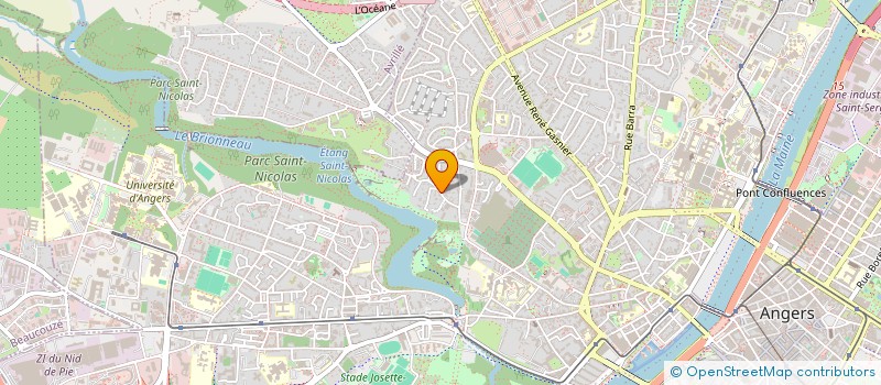 localisation de l'entreprise MONSIEUR PHILIPPE GUEMARD  ANGERS