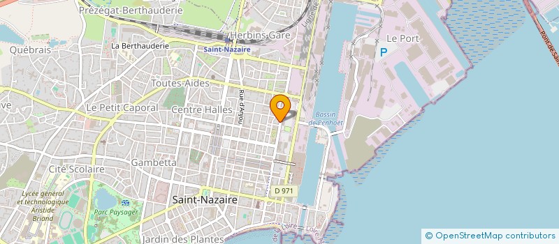 localisation de l'entreprise MONSIEUR PHILIPPE GUENERIE à SAINT-NAZAIRE